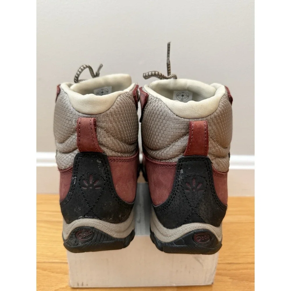 OBOZ Womens Burgundy Sapphire B-Dry Mid Waterproof Hiking Boot Sz 7‎ Gorpcore